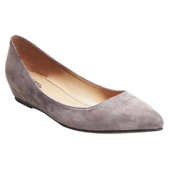 Merona NWT Drew Ballet Flats - Grey - Picture 1 of 6